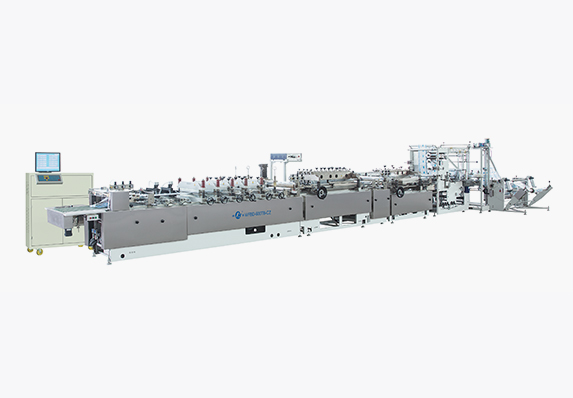 High speed three side seal (double stand, zipper, single concave stand) bag making machine